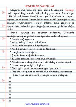 1. Ünite Birey ve Toplum Konu Özetleri ve Defter Etkinlikleri