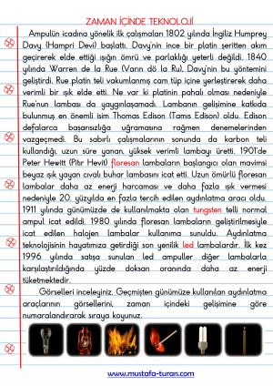 4. Ünite Bilim Teknoloji ve Toplum Konu Özetleri ve Defter Etkinlikleri