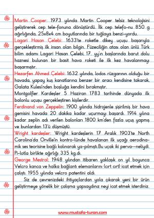 4. Ünite Bilim Teknoloji ve Toplum Konu Özetleri ve Defter Etkinlikleri