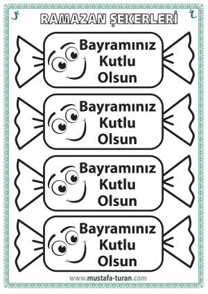 Bayram Şekeri Boyama Etkinlikleri