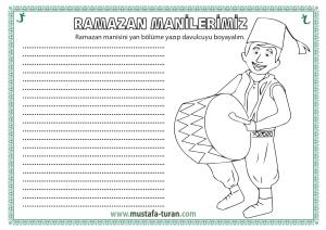 Ramazan Davulcusu Boyama Etkinlikleri