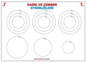  Çember ve Daire Etkinlikleri