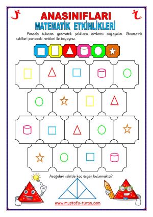 Anasınıfları Matematik Etkinlikleri-19 