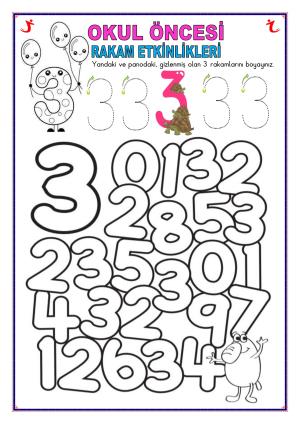 Serie de actividades numéricas preescolares-2