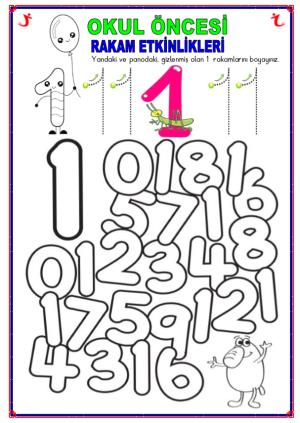 Serie de actividades numéricas preescolares-2