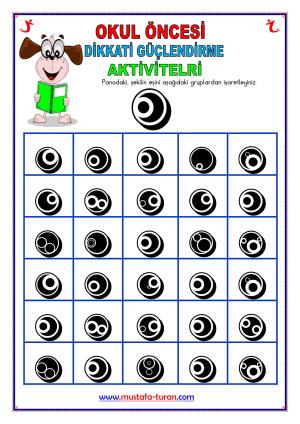 Okul Öncesi ( Anasınıfı ) Dikkati Güçlendirme Aktiviteleri-65