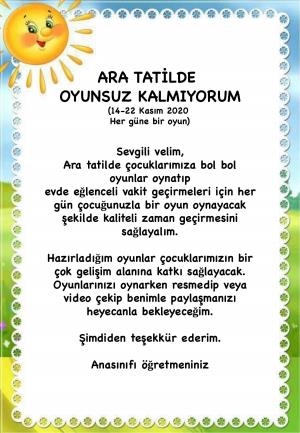 Ara Tatil Oyunlarım