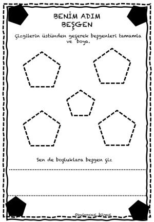 Şekiller Çalışma Sayfası