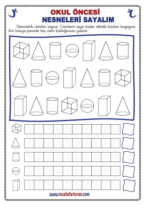 Nesne Sayıları Etkinlikler Serisi