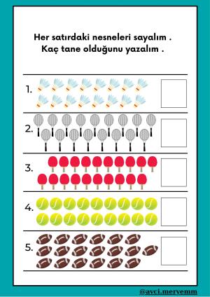 أنشطة الأرقام والأرقام