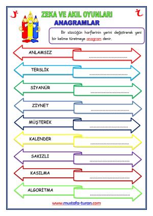 Anagram Etkinliğim-16