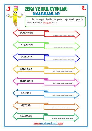 Anagram Etkinliğim-17