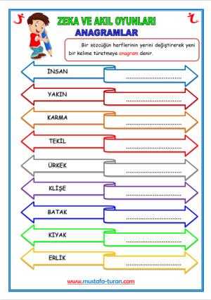 Anagram Etkinliğim-30