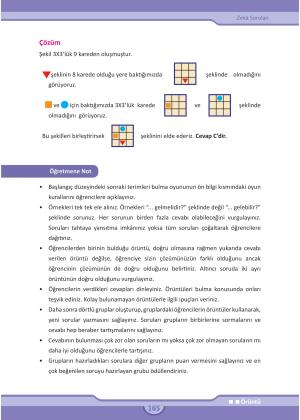 5-6-7-8 Ortaokul ve İmam Hatip Ortaokul Zeka Oyunları Kitabı