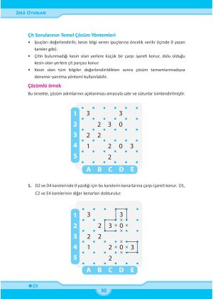 5-6-7-8 Ortaokul ve İmam Hatip Ortaokul Zeka Oyunları Kitabı