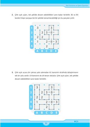 5-6-7-8 Ortaokul ve İmam Hatip Ortaokul Zeka Oyunları Kitabı