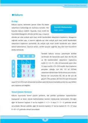 5-6-7-8 Ortaokul ve İmam Hatip Ortaokul Zeka Oyunları Kitabı