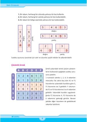 5-6-7-8 Ortaokul ve İmam Hatip Ortaokul Zeka Oyunları Kitabı