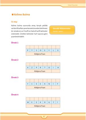 5-6-7-8 Ortaokul ve İmam Hatip Ortaokul Zeka Oyunları Kitabı