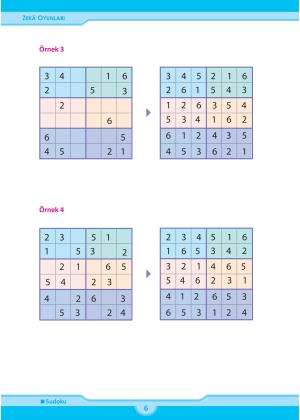 5-6-7-8 Ortaokul ve İmam Hatip Ortaokul Zeka Oyunları Kitabı