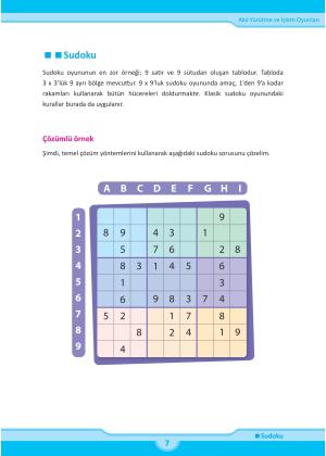 5-6-7-8 Ortaokul ve İmam Hatip Ortaokul Zeka Oyunları Kitabı