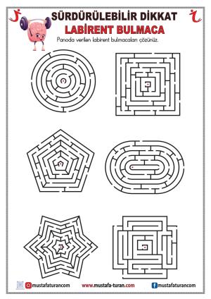 Labirent BulmacaEtkinlikleri-16
