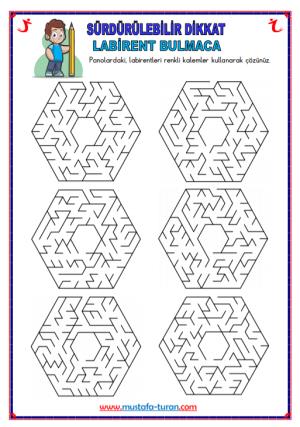 Labirent BulmacaEtkinlikleri-25