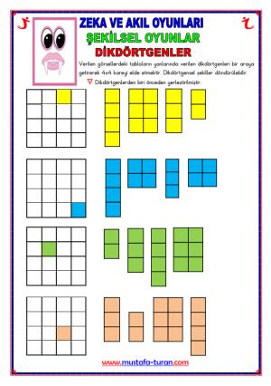  Şekilsel Oyunlar Dikdörtgenler Etkinliği-30