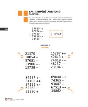 Zeka Oyunları Eğitmen Eğitimi Çalışma Kitabı