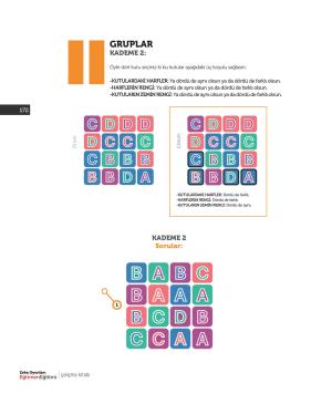 Zeka Oyunları Eğitmen Eğitimi Çalışma Kitabı