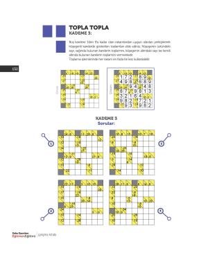 Zeka Oyunları Eğitmen Eğitimi Çalışma Kitabı