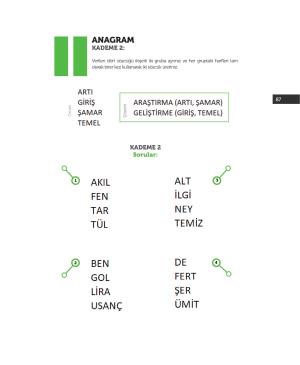 Zeka Oyunları Eğitmen Eğitimi Çalışma Kitabı