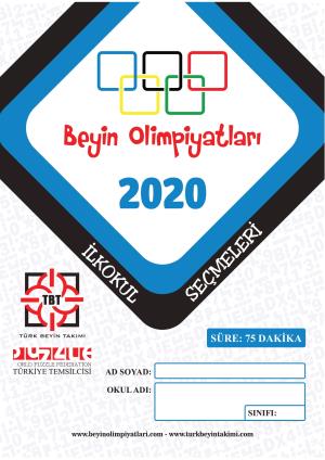 Beyin Olimpiyatları İlkokul Seçmeleri Örnek Yarışma 