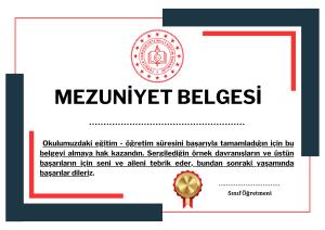 Mezuniyet Sertifikaları ( Diplomaları )