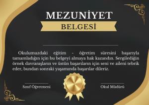 Mezuniyet Sertifikaları ( Diplomaları )