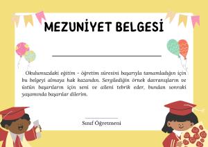 Mezuniyet Sertifikaları ( Diplomaları )