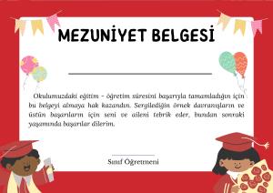 Mezuniyet Sertifikaları ( Diplomaları )