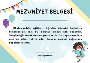 Mezuniyet Sertifikaları ( Diplomaları )