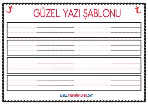 Güzel Yazı Şablonları