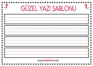 Güzel Yazı Şablonları