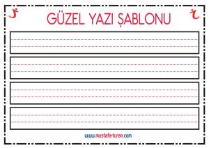 Güzel Yazı Şablonları