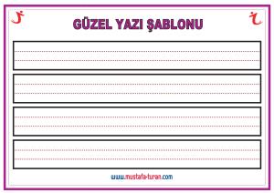 Güzel Yazı Şablonları