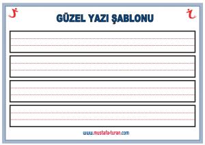 Güzel Yazı Şablonları