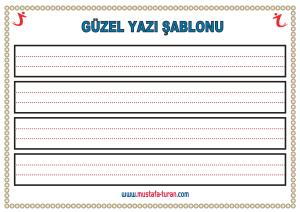 Güzel Yazı Şablonları