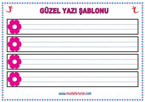 Güzel Yazı Şablonları