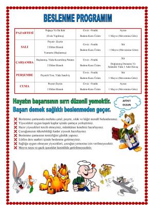 İlkokul Beslenme Programı