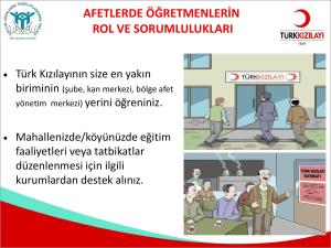 Afetlerde Öğretmenlerin Rol ve Sorumlulukları