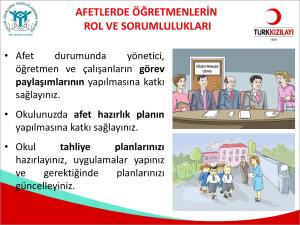 Afetlerde Öğretmenlerin Rol ve Sorumlulukları