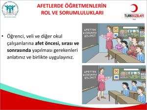 Afetlerde Öğretmenlerin Rol ve Sorumlulukları