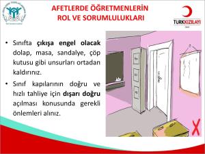 Afetlerde Öğretmenlerin Rol ve Sorumlulukları